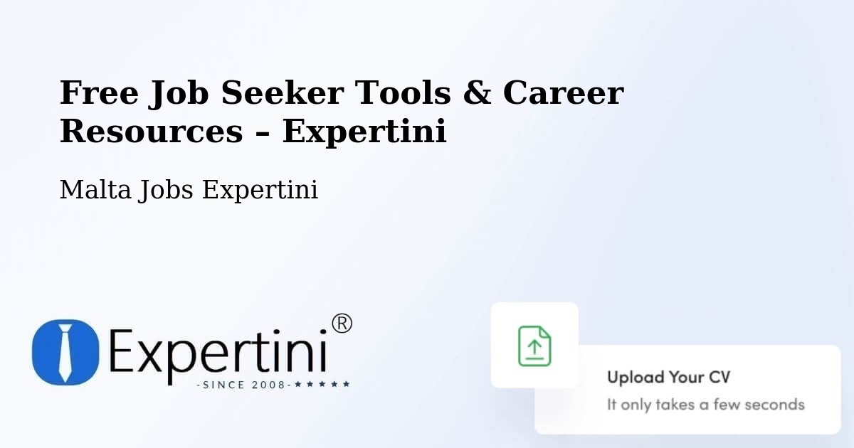 Free Job Seeker Tools & Career Resources – Santa Venera - Santa Venera, Malta Jobs Expertini